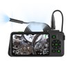 Triple Lens Industrial Endoscope, 1080P Borescope Inspection Camera with Lights,