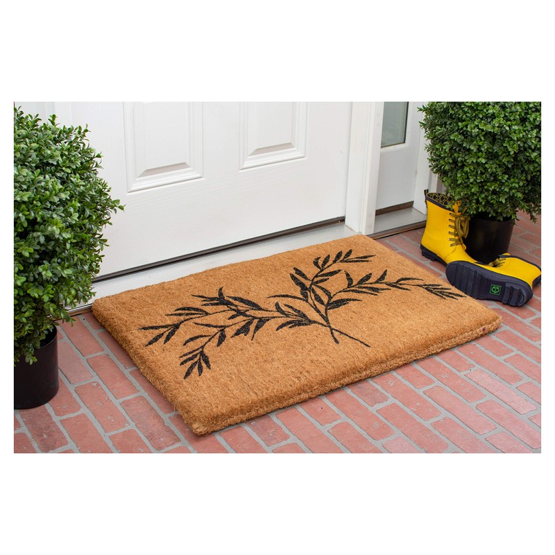Calloway Mills AZ106352436 Bamboo Palm Coir Doormat, 24" x 36"