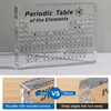 Sparklenut Periodic Table with Real Elements Inside, Acrylic Periodic Table