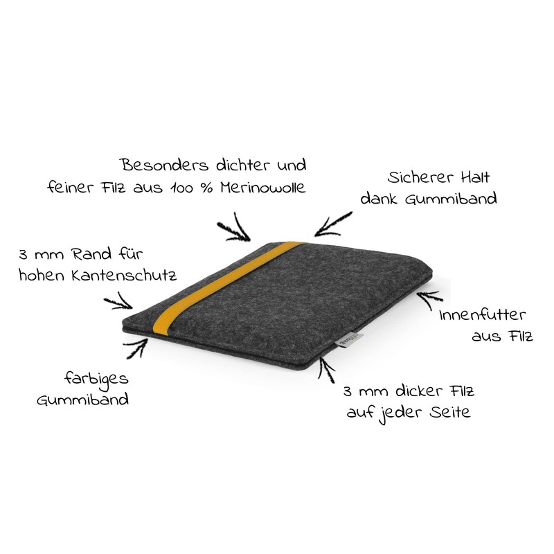 Stilbag Leon e-Reader Case for Tolino Vision 6 | Wool