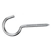 Screw Hook Open Zinc Plated Steel Wall Mount Ceiling Hanging
