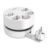 RAVPHICS Desktop Steckdosenleiste 5 Fach Mehrfachsteckdose mit 2 USB und