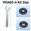 3-Pack Angle Grinder Flange Nut & Wrench Set – for