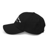 Sports Car C8 E-Ray Silhouette Dad hat Black