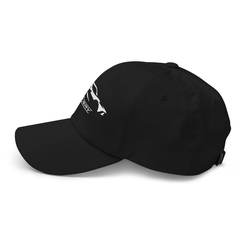 Sports Car C8 E-Ray Silhouette Dad hat Black