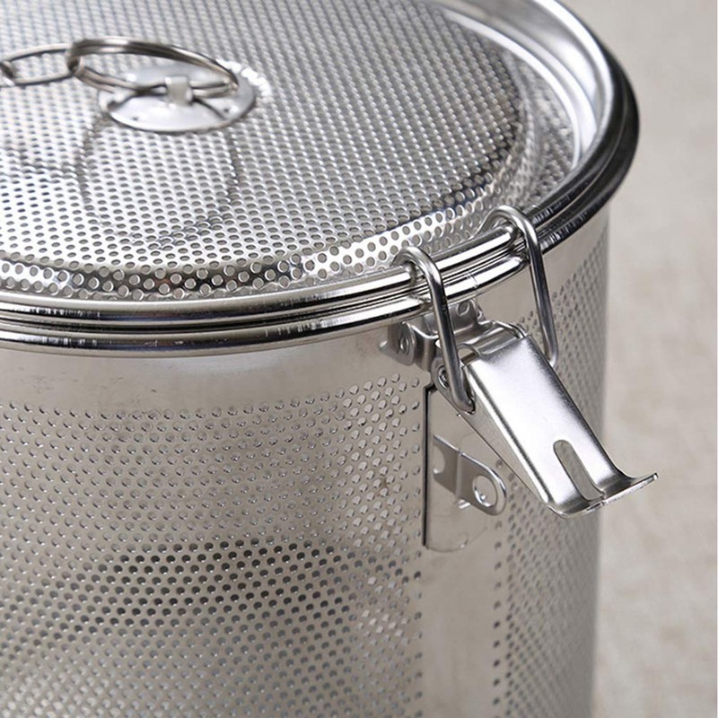 Seasoning Strainer with Hanging Chain Stainless Steel Tea Balls Filter