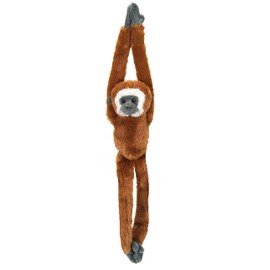 Wild Republic Gibbon Plush, Monkey Stuffed Animal, Plush Toy, Gifts for Kids, Hanging 20"