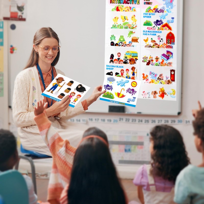 Shappy Felt Story Board Sets for Toddlers, 10 Stories Felt