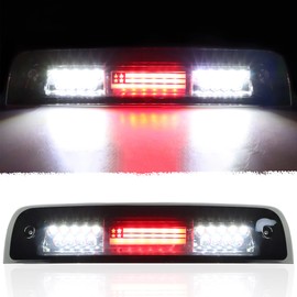 Tresound 3rd Third Brake Light for 2009-2017 Dodge Ram 1500 2500 3500 Cargo Light LED High Mount Lamp (Smoked Lens)