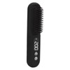 Heated Hair Straightening Brush Negative Ions 30s Fast Heating Rechargeable
