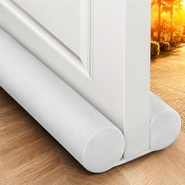 MAXTID - Bloqueador de puerta para debajo de la puerta, selladores de puerta de 36 pulgadas, para parte inferior de la puerta, bloque de tira de sello de aire, doble puerta, tapón de barrido de puerta