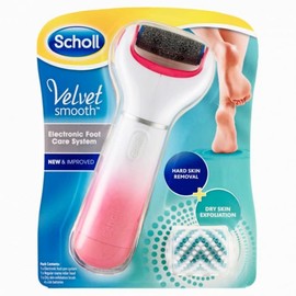 Scholl Buy Scholl Velvet Smooth Electronic Foot File Pink With Exfoliating Refill Online | Chempro Chemists