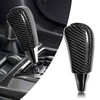 BLAKAYA Compatible with Real Carbon Fiber Black Gear Shift Knob
