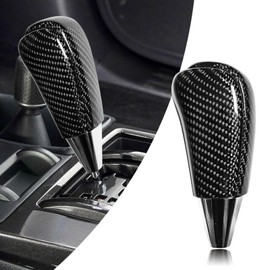 BLAKAYA Compatible with Real Carbon Fiber Black Gear Shift Knob Head Cover Automotive Shift Lever Modified Decoration for Toyota 4Runner 2010-2023 Tundra 2007-2021