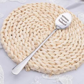 Anniversary Wedding Gifts for Him Husband Fiance Christmas Birthday Gifts for Boyfriend Hubby Ice Cream Spoon for Fiance Husband I Love You Gifts for Boyfriend Fiance Husband Spoons Gift