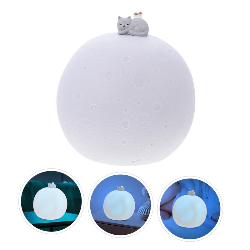 Levemolo 7 Changing Moon Lamp Night Light Small Night Lamp