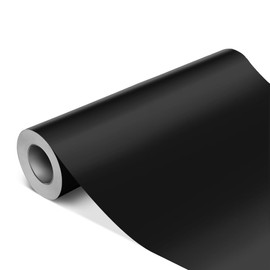 VViViD DECO65 Premium Bulk Roll Permanent Adhesive Craft Vinyl for Plotters (Matte Black, 24" x 150ft)