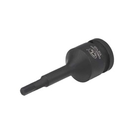 TA-VIGOR Impact Hex Bit Socket, 1/2" Drive x H5 (5mm) Allen Key Socket, Premium CR-MO Steel Bits, Hex Bit with 78mm Length for Torque Wrench, Ratchet Wrench, Impact Power Drills