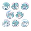 Hatsune Miku x Cinnamoroll Trading Glitter Tin Badge 8 Pack