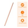 sourcing map Copper Flat Bar, 1/16" Thickness x 3/8" Width