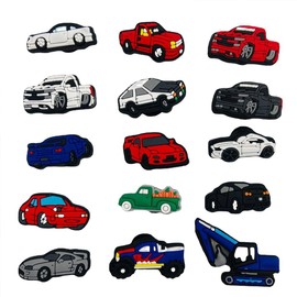 ZPSOSPZ Racing Shoe Accessories, Cute Shoe Charms, 30pcs Cartoon Shoe Decoration Charms Durable Water Proof Shoe Decoration Bracelet Wristband Accessories Suitable For Adults Children