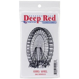 Deep Red Cling Stamp 2x3-Ferris Wheel