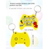 YHFITN Whack-A-Mole Game Pop It Pendant Keychain, Mini Tic-Tac-Toe Game