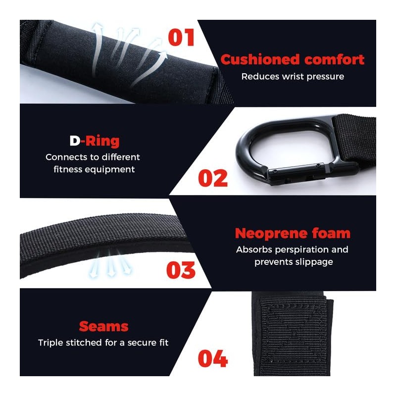 Triceps Rope Cable Attachment, Triceps Handle, Triceps Pull Down Rope