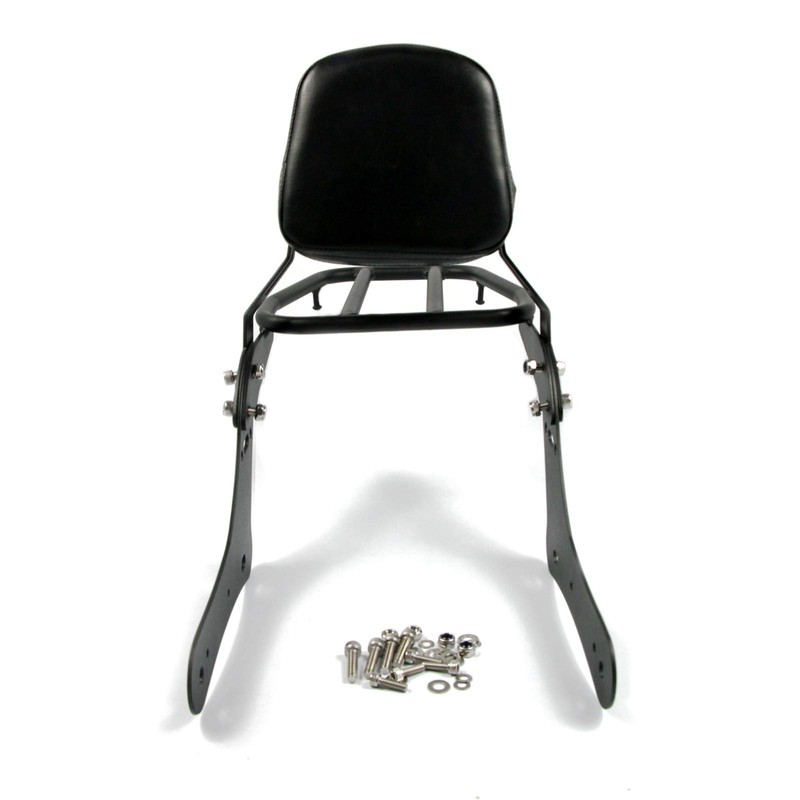 Worldmotop Motorcycle Sissy Bar Backrest Rear Passenger Seat for Kawasaki