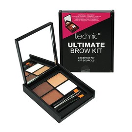 Technic Ultimate Brow Kit - All-In-One Compact Eyebrow Shaper Set - With Wax to Shape, Powder to Define & Tweezers to Groom