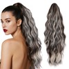Claw Wavy Ponytail Extension 18 Inch for Women Curly Pony