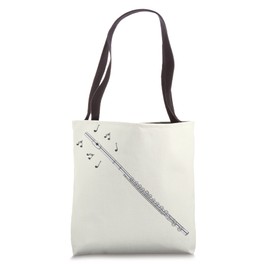 Flute Lovers Flutist Flautist Loves Music & Flutes Musician Tote Bag