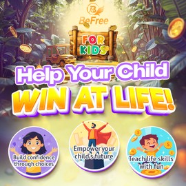 BeFree for KIDS – Fun Money & Financial Literacy Board Game | Teach Kids Smart Money Skills, Investing & Saving | Educational Strategy Game for Ages 7+ | Great for Family Game Night & Cash Flow Learn!