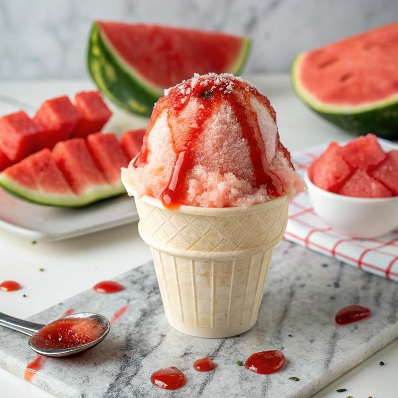 Snappy Watermelon Sno Cone Syrup, 1 Gallon (128 ounces) Size,