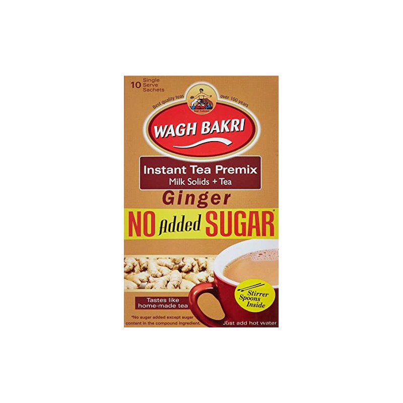 Wagh Bakri Ginger Instant Tea Premix 80G