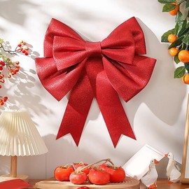 yksiahfi Decoration Big Bow Shop Display Wedding Arch Decor Birthday Prop Festivity Occasion DIY Red Replacement Parts L C