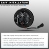 Pair Led Black Fog Lights Replacement With Bulbs Fit For