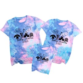 Family Vacation Shirts 2025 Family Matching Outfit Magical Animal Land Tshirt Family Trip Couples Travel Men Tops