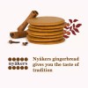 Nyakers Original Gingersnap Cookies Gift Tin 1.6 Pound 120 Snaps