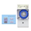 Mechanical 24 Hours Timer Switch AC 110-230V 30 Minutes Interval