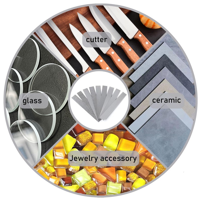 FOCMKEAS Diamond Sharpening Plate, Grit 1000 Knife Sharpener Stone, Knife