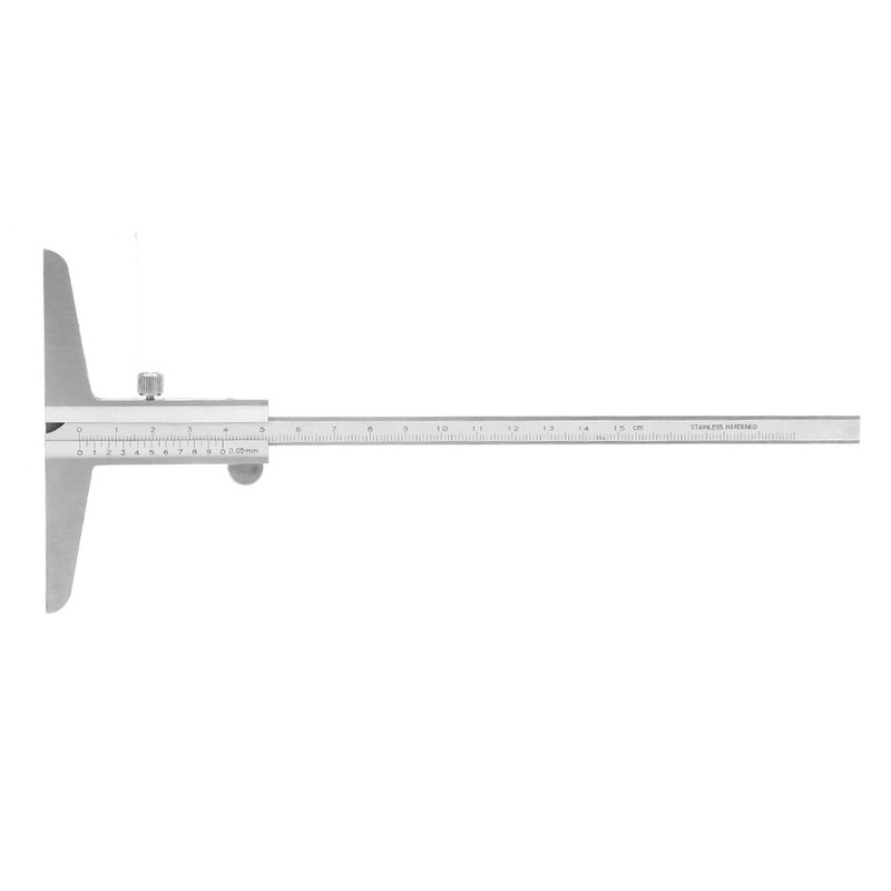 Depth Calliper, High-Precision Depth Caliper Made of Stainless Steel with
