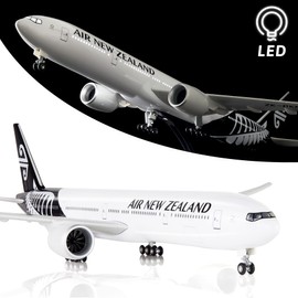 Lose Fun Park 1:130 Scale Large Model Airplane New Zealand Boeing 777 Plane Models Diecast Airplanes with LED Light for Collection or Gift