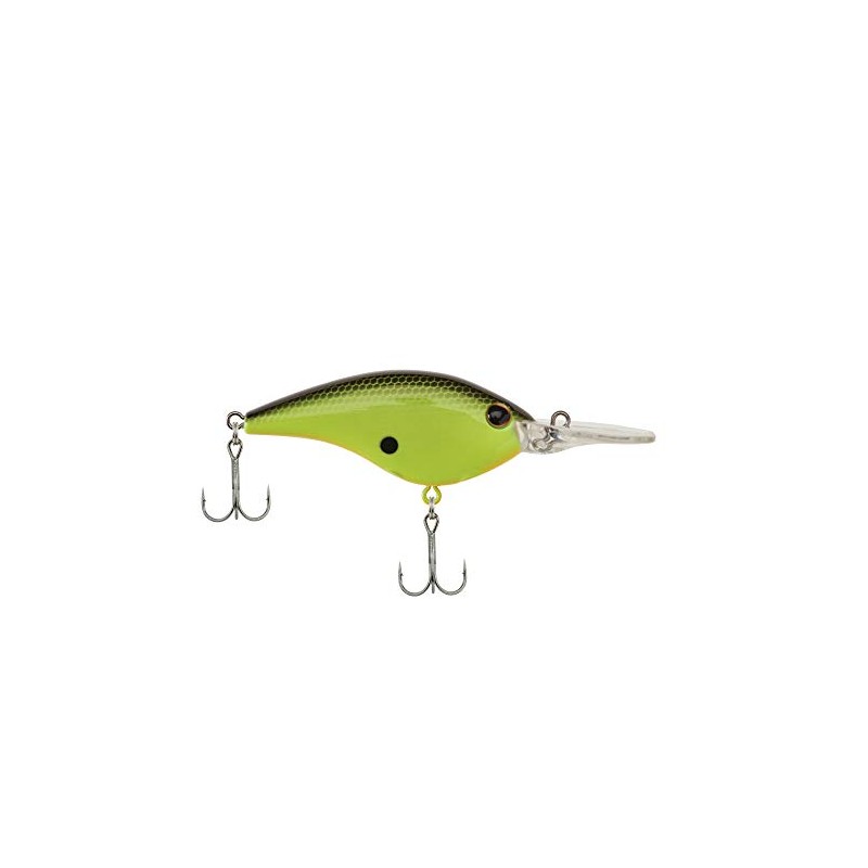 Berkley Frittside Fishing Lure, Black Chartreuse, 3/7 oz, 2 1/2in