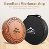 EASTROCK Portable Travel Cajon Wooden Hand Drum With Snare Wire,