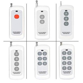 Remote Control Transmitter for Remote Control 1/2/3/4/6/8 Button 20-200M Range Remote Control