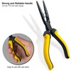 Viganoc 7-inch Fishing Pliers with Rust-Resistant Teflon Coating, Comfortable Grip