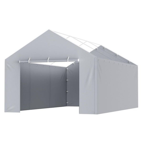 Carport Replacement Canopy Cover Side Wall 12 x 20 ft,