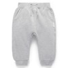 Purebaby Slouchy Track Pant - Grey Melange, 1 (12 -