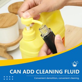 Cepillo para Lavar Trastes, Cepillo para Platos con Dispensador de Jabón, Cepillo Limpiador de Mango Largo, Ideal para Limpiar Ollas, Platos, Fregaderos, Estufas, Utensilios de Cocina y Encimeras